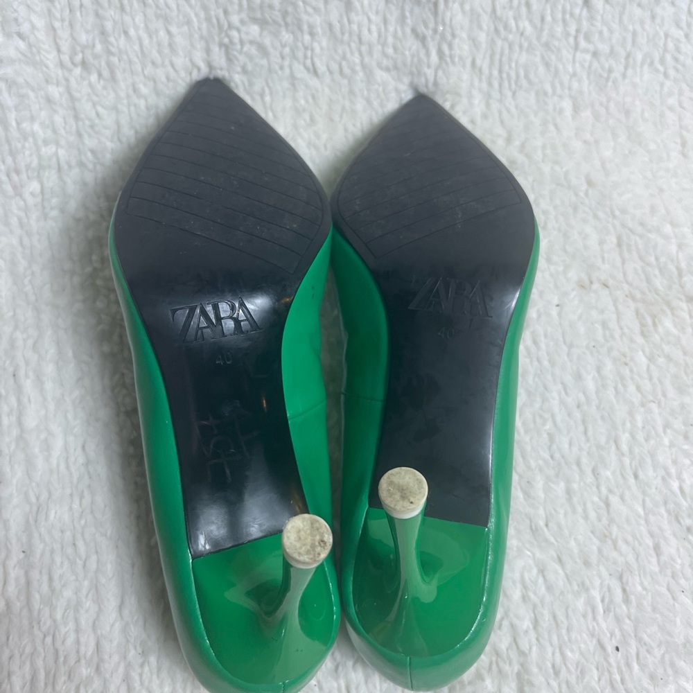 Zara Vibrant Green Heels - Picture 10 of 10